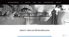 Desktop Screenshot of meganrosenbloom.com