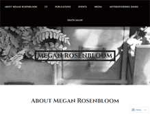 Tablet Screenshot of meganrosenbloom.com